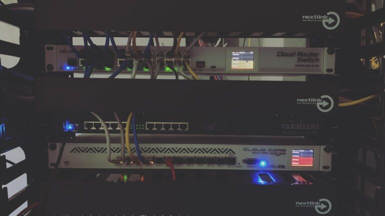 Server rack in secure data center